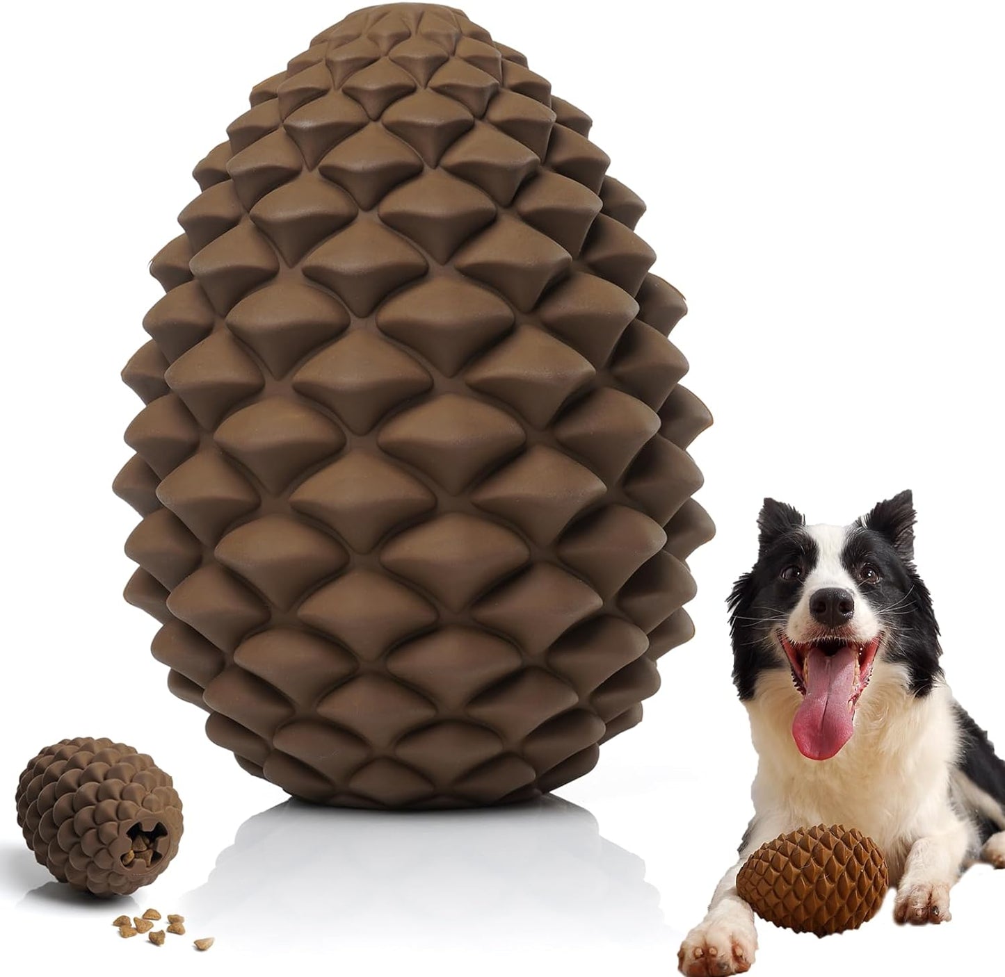 Jouets pour chiens résistants en forme de pomme de pin