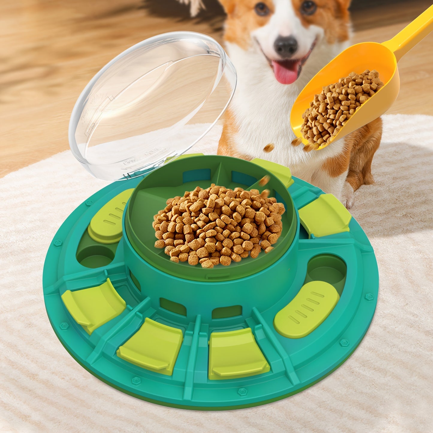Jouet interactif puzzle pour chien 